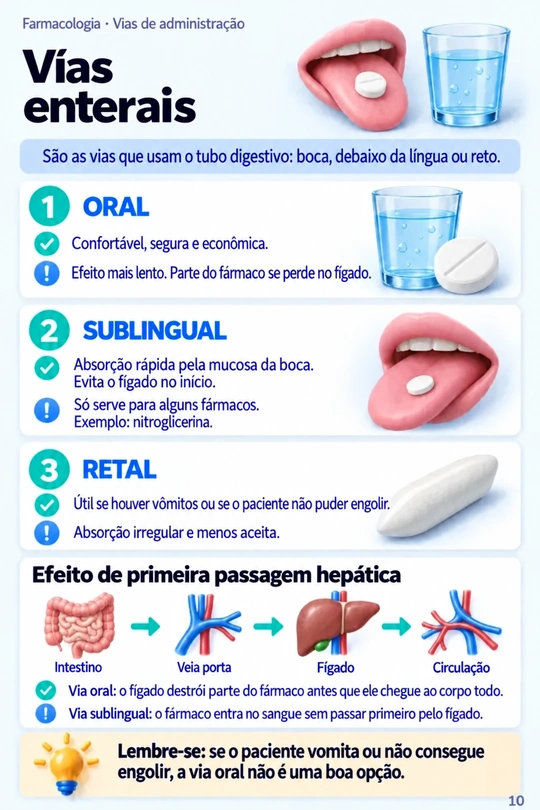 Página Vias enterais